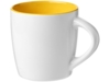 Керамическая чашка Aztec (белый/желтый)  (Изображение 1)