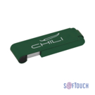 Флеш-карта &quot;Case&quot; 8GB, покрытие soft touch (темно-зеленый)
