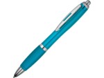 Ручка пластиковая шариковая Nash (морская волна) синие чернила