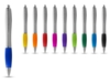 Ручка пластиковая шариковая Nash (черный/серебристый) черные чернила (Изображение 3)