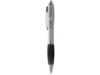 Ручка пластиковая шариковая Nash (черный/серебристый) черные чернила (Изображение 4)