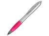 Ручка пластиковая шариковая Nash (розовый/серебристый) синие чернила (Изображение 1)