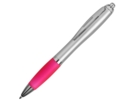 Ручка пластиковая шариковая Nash (розовый/серебристый) синие чернила