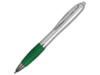 Ручка пластиковая шариковая Nash (зеленый/серебристый) синие чернила (Изображение 1)