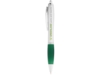 Ручка пластиковая шариковая Nash (зеленый/серебристый) синие чернила (Изображение 3)