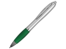 Ручка пластиковая шариковая Nash (зеленый/серебристый) синие чернила