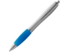 Ручка пластиковая шариковая Nash (синий/серебристый) черные чернила (Изображение 1)