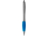 Ручка пластиковая шариковая Nash (синий/серебристый) черные чернила (Изображение 2)
