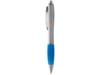Ручка пластиковая шариковая Nash (синий/серебристый) черные чернила (Изображение 4)