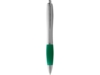 Ручка пластиковая шариковая Nash (зеленый/серебристый) черные чернила (Изображение 2)