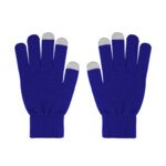 Перчатки женские для работы с сенсорными экранами, синие#
