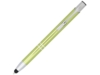 Ручка-стилус металлическая шариковая Moneta с анодированным покрытием (лайм)  (Изображение 1)