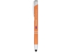 Ручка-стилус металлическая шариковая Moneta с анодированным покрытием (оранжевый)  (Изображение 3)