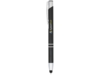 Ручка-стилус металлическая шариковая Moneta с анодированным покрытием (черный)  (Изображение 3)
