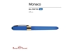 Ручка пластиковая шариковая Monaco (ярко-синий)  (Изображение 2)