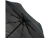Зонт складной Stark- mini (черный/ярко-синий)  (Изображение 4)
