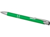 Ручка металлическая шариковая Moneta с антискользящим покрытием (зеленый)  (Изображение 4)