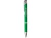 Ручка металлическая шариковая Moneta с антискользящим покрытием (зеленый)  (Изображение 5)
