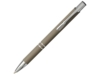 Ручка металлическая шариковая Moneta с антискользящим покрытием (темно-серый)  (Изображение 1)
