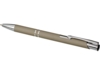 Ручка металлическая шариковая Moneta с антискользящим покрытием (темно-серый)  (Изображение 4)