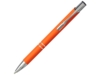 Ручка металлическая шариковая Moneta с антискользящим покрытием (оранжевый)  (Изображение 1)