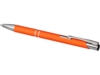 Ручка металлическая шариковая Moneta с антискользящим покрытием (оранжевый)  (Изображение 4)