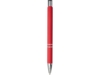 Ручка металлическая шариковая Moneta с антискользящим покрытием (красный)  (Изображение 3)
