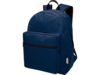 Рюкзак Retrend из переработанного ПЭТ (темно-синий)  (Изображение 1)