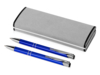 Набор Dublin: ручка шариковая, карандаш механический, ярко-синий в бархатном футляре (Изображение 1)