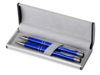 Набор Dublin: ручка шариковая, карандаш механический, ярко-синий в бархатном футляре (Изображение 2)