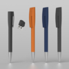 Ручка с флеш-картой USB 8GB «TURNUSsoftgrip M» (оранжевый) (Изображение 3)