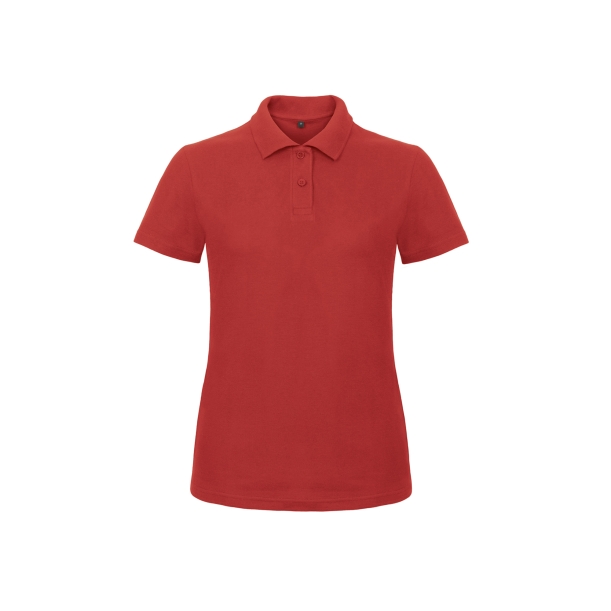 Поло женское ID.001/women (красный) XL (Изображение 2)