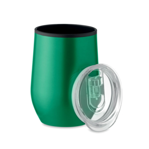 Дорожная чашка с двойными стенк (зеленый-зеленый)