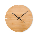 Настенные часы из бамбука кругл (древесный)