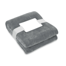 Одеяло из RPET флиса 280 гр/м² (темно-серый)