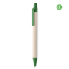 Шариковая ручка из переработанн (зеленый-зеленый) (Изображение 1)