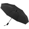 Зонт складной Manifest Color со светоотражающим куполом, черный (Изображение 3)