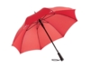 Зонт-трость Safebrella с фонариком и светоотражающими элементами (серый)  (Изображение 6)