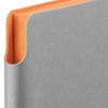 Ежедневник Flexpen, недатированный, серебристо-оранжевый, с белым блоком (Изображение 2)