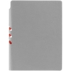 Ежедневник Flexpen, недатированный, серебристо-оранжевый, с белым блоком (Изображение 4)