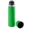 Термос вакуумный "Flask",сталь с покрытием софт тач, зеленый, 500 мл. (Изображение 1)
