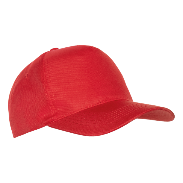 Бейсболка STAN 5 клиньев полиэстер 150, 10P (Красный) (Изображение 1)