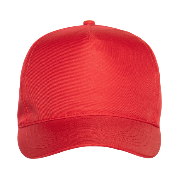 Бейсболка STAN 5 клиньев полиэстер 150, 10P (Красный) (Изображение 3)