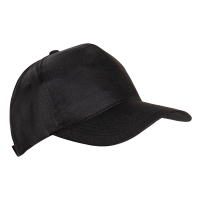 Бейсболка STAN 5 клиньев полиэстер 150, 10P (Чёрный)
