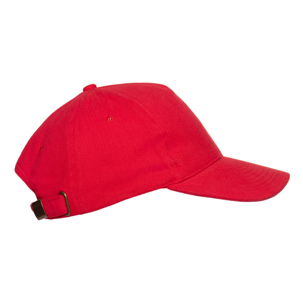 Бейсболка STAN 5 клиньев хлопок 280, 11 (Красный) (Изображение 2)