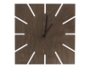 Часы деревянные Olafur квадратные, 28 см, шоколадный (Изображение 1)