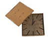Часы деревянные Olafur квадратные, 28 см, шоколадный (Изображение 2)