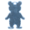 Пешеходный светоотражатель «Мишка», синий (Изображение 1)