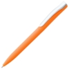 Ручка шариковая Pin Soft Touch, оранжевая (Изображение 1)