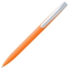 Ручка шариковая Pin Soft Touch, оранжевая (Изображение 2)